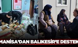 Manisa'da depremzede ailelere Ramazan desteği