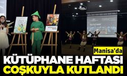 Manisa'da kütüphane haftasına yoğun ilgi