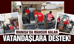 Manisa'da mahsur kalan vatandaşlara yardım eli!