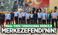 Manisa'da masa tenisi turnuvası sona erdi!