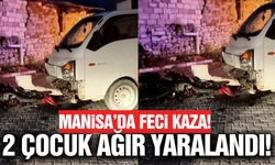 Manisa'da motosiklet ile kamyonet çarpıştı: 2 ağır yaralı