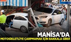 Turgutlu’da Direksiyon Hakimiyetini Kaybetti, Markete Daldı!
