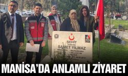 Manisa'da şehit kabirlerine vefa ziyareti!