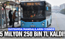 Manisa'da ücretsiz ulaşım hizmetinden 175 bin kişi faydalandı