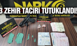 Turgutlu'da uyuşturucuya geçit yok: 3 tutuklama!