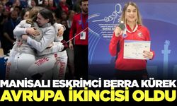 Manisalı milli eskrimci Berra Kürek Avrupa ikinciliğiyle gururlandırdı