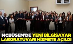 MCBÜSEM'de Bilgisayar Laboratuvarı hizmete açıldı