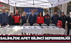 Salihli’de deprem haftasında farkındalık etkinliği