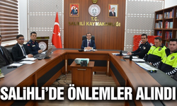 Salihli'de bayram öncesi güvenlik zirvesi!