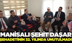 Şehit Daşar memleketi Salihli'de dualarla anıldı!
