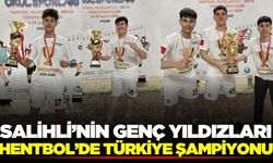 Salihli’den tarihi başarı: Genç sporcular Türkiye şampiyonu