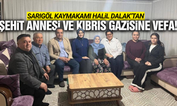 Sarıgöl Kaymakamı Halil Dalak'tan anlamlı ziyaret!