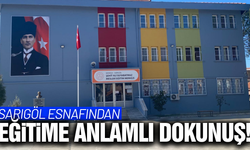 Sarıgöl'de esnaftan eğitime anlamlı dokunuş!