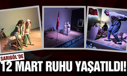 Sarıgöl'de İstiklal Marşı'nın ruhu yaşatıldı!