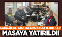 Sarıgöl'de orman yangınlarına karşı tedbirler görüşüldü