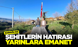 Sarıgöl'de Şehitler Anıt Başında Anıldı