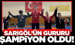 Sarıgöllü güreşçi Ankara'da şampiyon oldu!