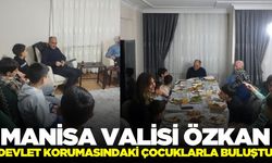 Vali Özkan kurumların hizmet verdiği çocukların evine misafir oldu