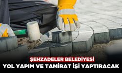 Şehzadeler Belediyesi Parke Bordür ve Karo Tamirat İşi Yaptıracak