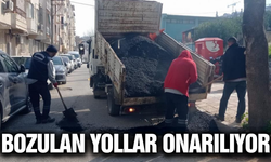 Şehzadeler'de bozulan yollara hızlı müdahale!