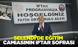 Selendi'de Eğitim Camiasının İftar Sofrası