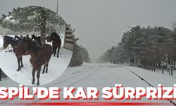 Manisalılar Bayrama kar sürprizi ile başladı!