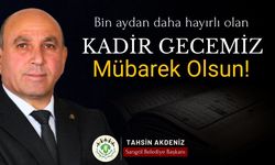 Sarıgöl Belediyesi Kadir Gecesi Mesajı