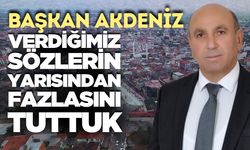 Başkan Akdeniz çalışmaları yerinde inceledi!
