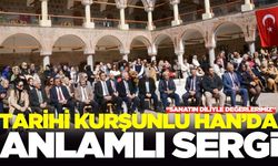Tarihi Kurşunlu Han’da Anlamlı Sergi: “Sanatın Diliyle Değerlerimiz”