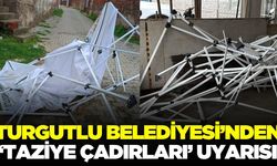 Turgutlu Belediyesi’nden "Taziye Çadırı" çağrısı