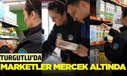 Turgutlu'da Zabıtadan marketlere denetim