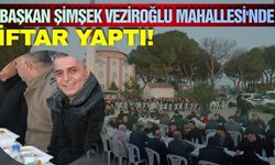 Başkan Şimşek Veziroğlu Mahallesi'nde vatandaşlarla buluştu!