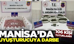 Manisa’da uyuşturucuya darbe: 106 tutuklama