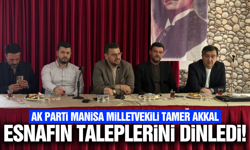 AK Partili Tamer Akkal, esnafın sorunlarını masaya yatırdı!