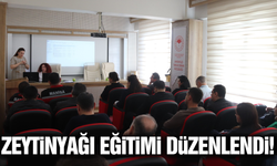 Akhisar'da gıda denetçilerine 'zeytinyağı tadım teknikleri eğitimi'