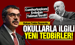 Bakan Tekin duyurdu: Okullarda yeni güvenlik tedbirleri yolda!