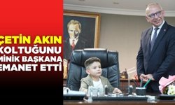 Başkan Çetin Akın Koltuğunu Çınar Ekrem Ata’ya devretti