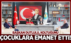 Başkan Dutlulu, 23 Nisan'da koltuğunu öğrencilere devretti!