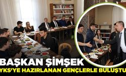 Başkan Şimşek, kahvaltıda gençlerle bir araya geldi!