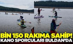 Süleymanlı Yayla Gölü, kano sporcularını ağırladı