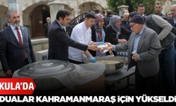 Kula’da anlamlı program: Kahramanmaraş’taki acı unutulmadı
