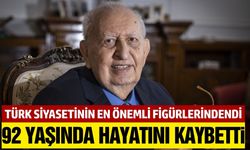 Eski TBMM Başkanı Hüsamettin Cindoruk hayatını kaybetti