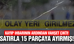 Kan donduran cinayet! Eşini öldürüp satırla parçalara ayırdı!