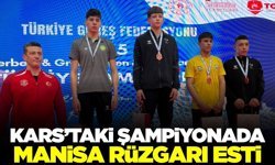 Manisalı güreşçiler Türkiye şampiyonası’ndan 4 madalya ile döndü