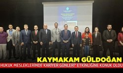 Kaymakamı Güldoğan, geleceğin hukukçularıyla bir araya geldi