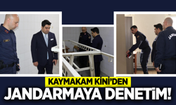 Kaymakam Kini, Jandarma çalışmaları hakkında brifing aldı