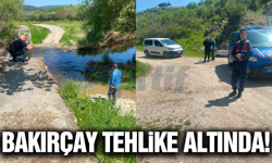 Kırkağaç'ta Bakırçay alarm veriyor! Denetimler sıkılaştı