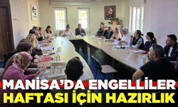 Manisa’da engelliler haftası için hazırlıklar başladı