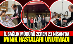 Manisa İl Sağık Müdürü'nden Anlamlı 23 Nisan Ziyareti