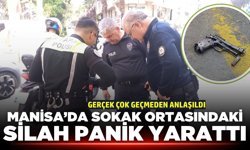Şehzadeler’de Hareketli Dakikalar: Bulvarda Bulunan Silah Polisi Alarma Geçirdi
